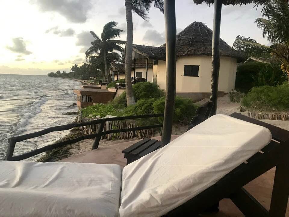 Vue de mon hôtel à Ifaty Madagascar